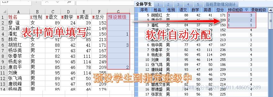 高中分班一般分几次,都是用的jFB精良分班软件吗?